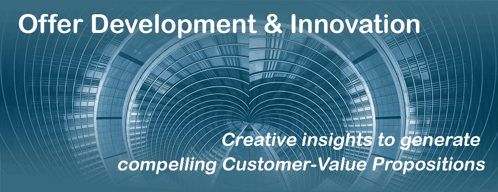 Offer Development & Innovation - Creative insights to generate compelling Customer Value propositions